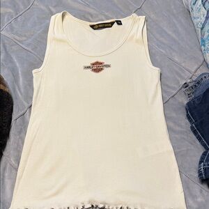Harley-Davidson Off-White Tank Top for Women
